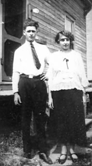 Mathias Paiement et Simonne Loyer en 1924