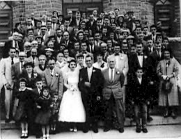 Mariage d’Émile Pépin en 1954